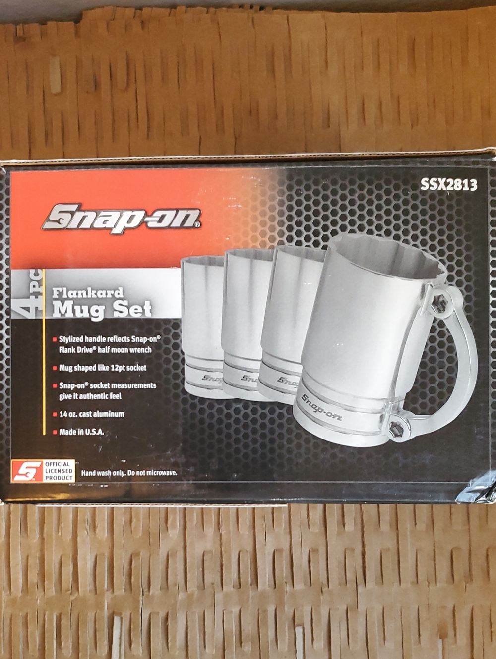 Brand New !!! Snap On Socket Mug Set - 4 Pc
